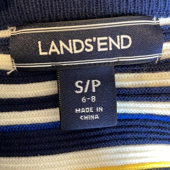 Lands End striped stretchy skirt - Picture 3 of 5